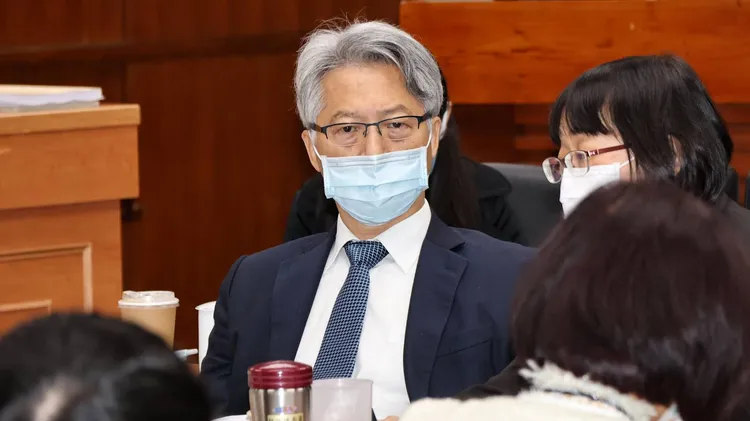 中研院院長廖俊智今出席立法院教文會。葉志明攝