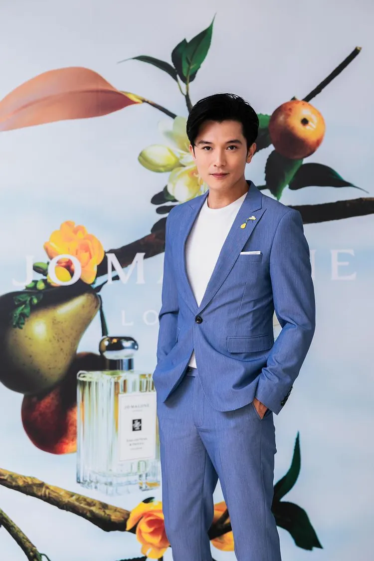 邱澤2021年出席Jo Malone活動後3個月就閃婚。品牌提供