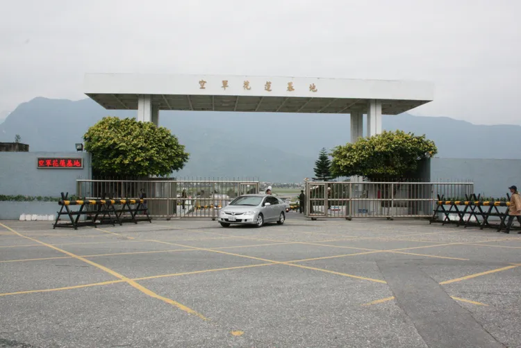 花蓮空軍基地外觀。黃瑞娟攝