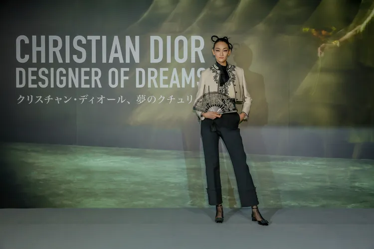 日本名模富永愛。品牌提供