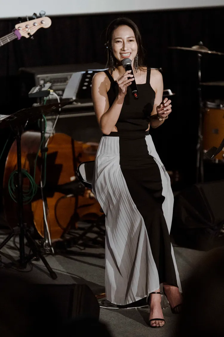 法蘭展現唱功。Francis Tsai法蘭提供