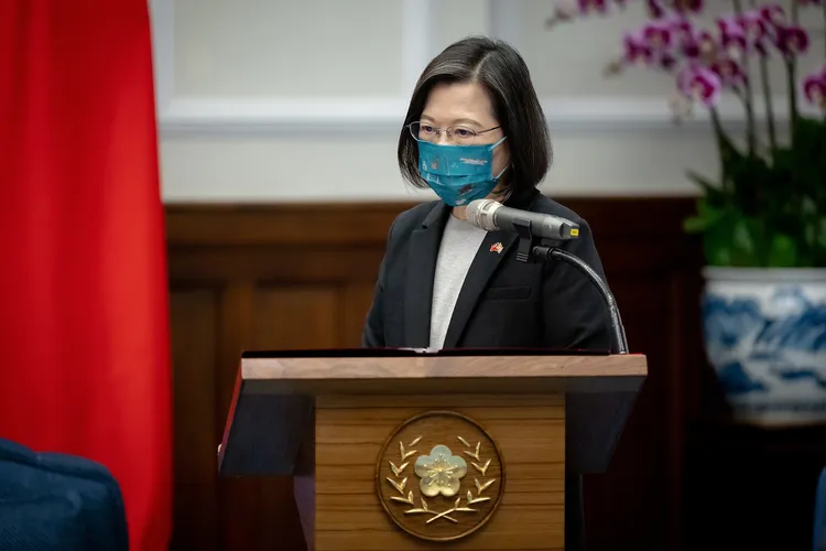 蔡英文希望拓展更多台英之間的合作機會，讓雙邊關係繼續向前推進。總統府提供