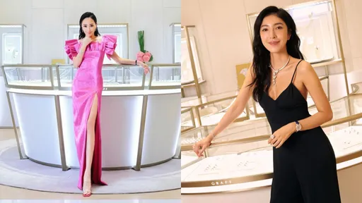 楊謹華性感低胸較靚關穎美腿　GRAFF新店秒變貴婦打卡點