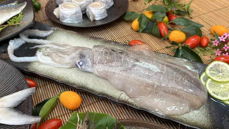 鮮甜軟絲。林泊志攝