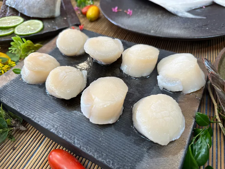 生食級干貝。林泊志攝