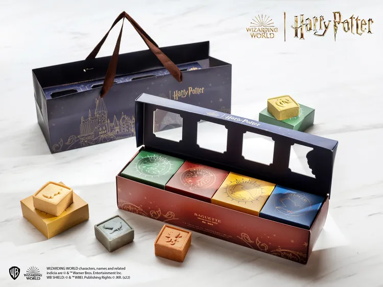 Baguette禮品烘焙坊攜手鳳梨酥名店高女婿，推魔法神獸傳家寶-水果酥禮盒。台北君悅提供