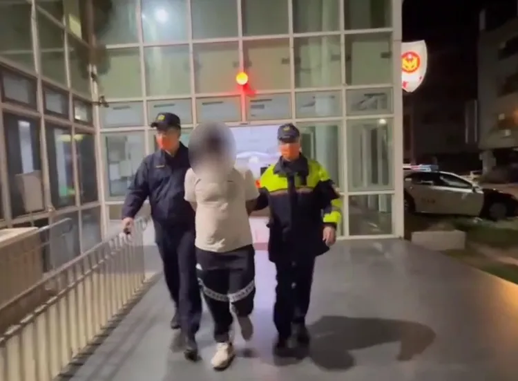 陳姓男子今天凌晨即遭警方逮捕。讀者提供