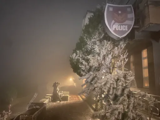 霸王級寒流發威 太平山-5℃結霧淞成銀白世界