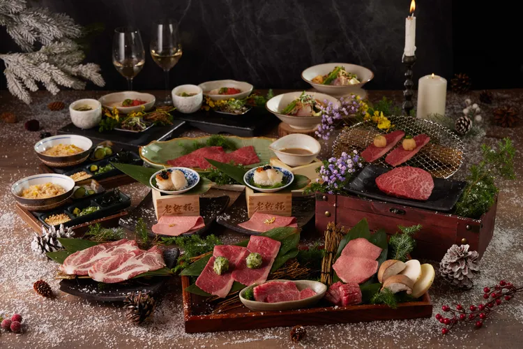 老乾杯 聖誕豪牛雙人套餐，4760元+10%。業者提供