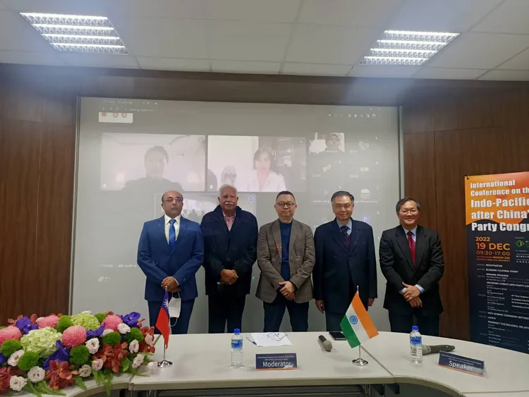 台印日越學者討論印太情勢 。清大印度中心提供