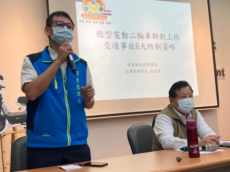 屏東監理站透露明年底前電動自行車掛牌數需達1萬3千輛目標管理，迄今僅158輛掛牌。陳宏銘攝