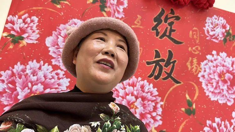 張秀麗分享自身經驗，表示罹癌並不可怕，一樣要勇敢，做自己想做的事情，讓自己活在當下、活的精彩。林泊志攝