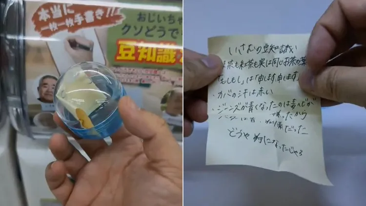 阿公款扭蛋。翻攝自tanitti TikTok