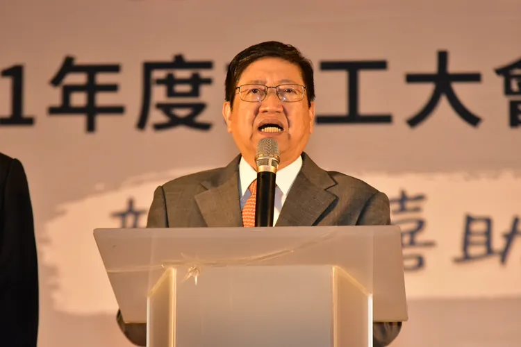 新竹縣長楊文科致詞感謝志工付出。新竹縣政府提供