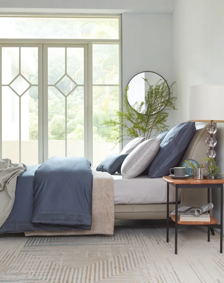    500織埃及棉艾維爾床被系列。業者提供