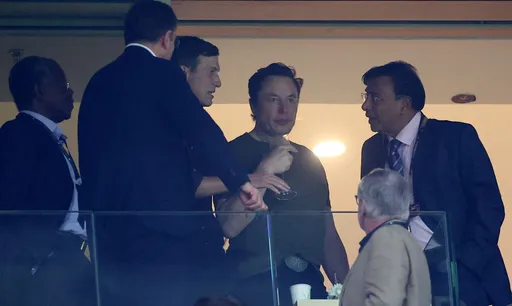 金錢與權力的世界 馬斯克跟他包廂看世足冠軍戰