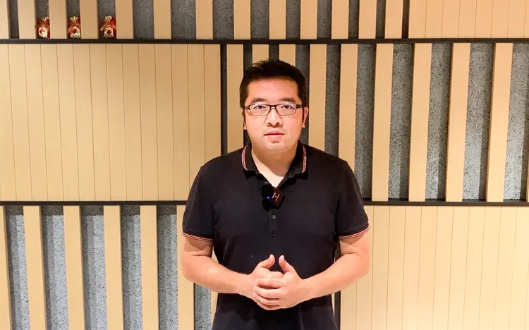 林鼎超很高興能為基隆鄉親服務。翻攝畫面