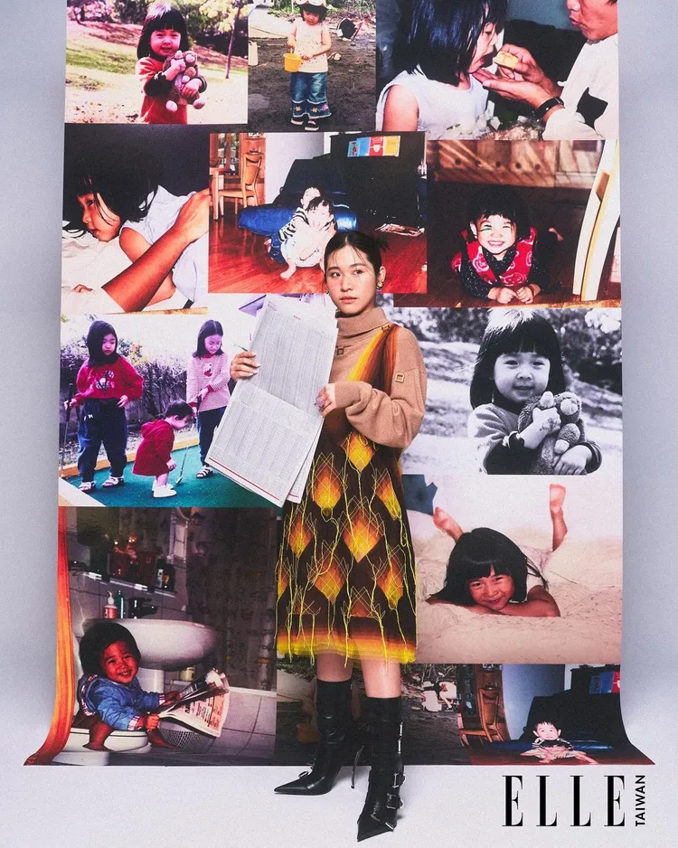 Olivia稱爸爸吳宗憲是「鋼鐵人」。翻攝elletaiwan IG