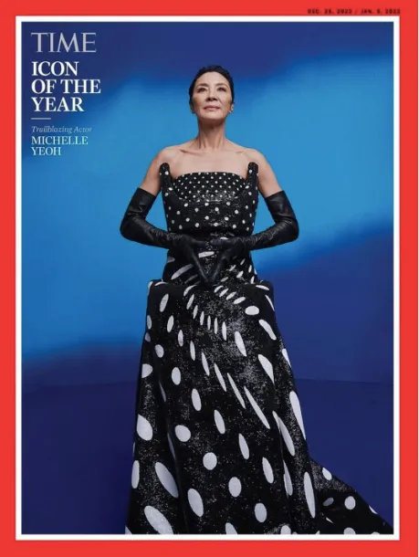 楊紫瓊獲選2022年《時代》「年度標誌人物」，成為亞裔女星第一人。翻攝自楊紫瓊IG