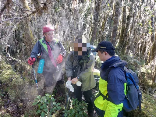 桃園男獨攀太加縱走 失聯又遇霸王寒流!宜蘭搜救隊入山救出