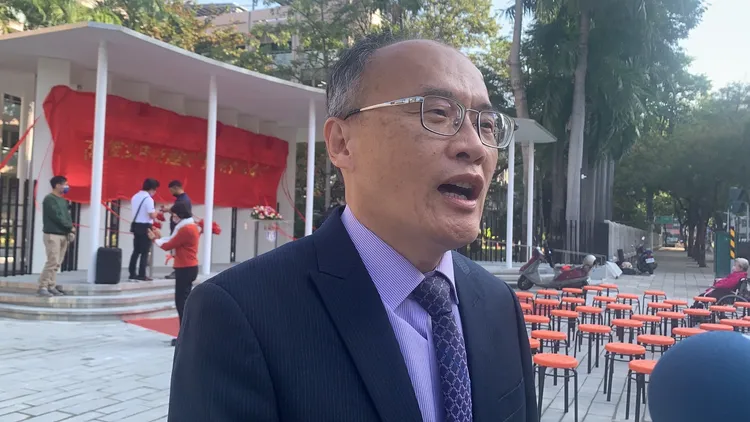 雄女校長鄭文儀。吳慧芬攝