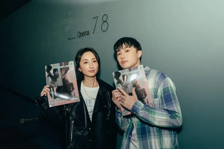 《想見你》 未上映先轟動，施柏宇（右）喊「可以抱我但不能爆雷」。車庫娛樂、三鳳製作提供