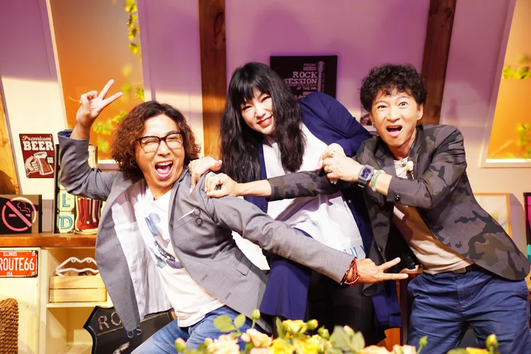 郭蘅祈（左起）、唐綺陽、沈斻至今仍感情深厚。公視提供