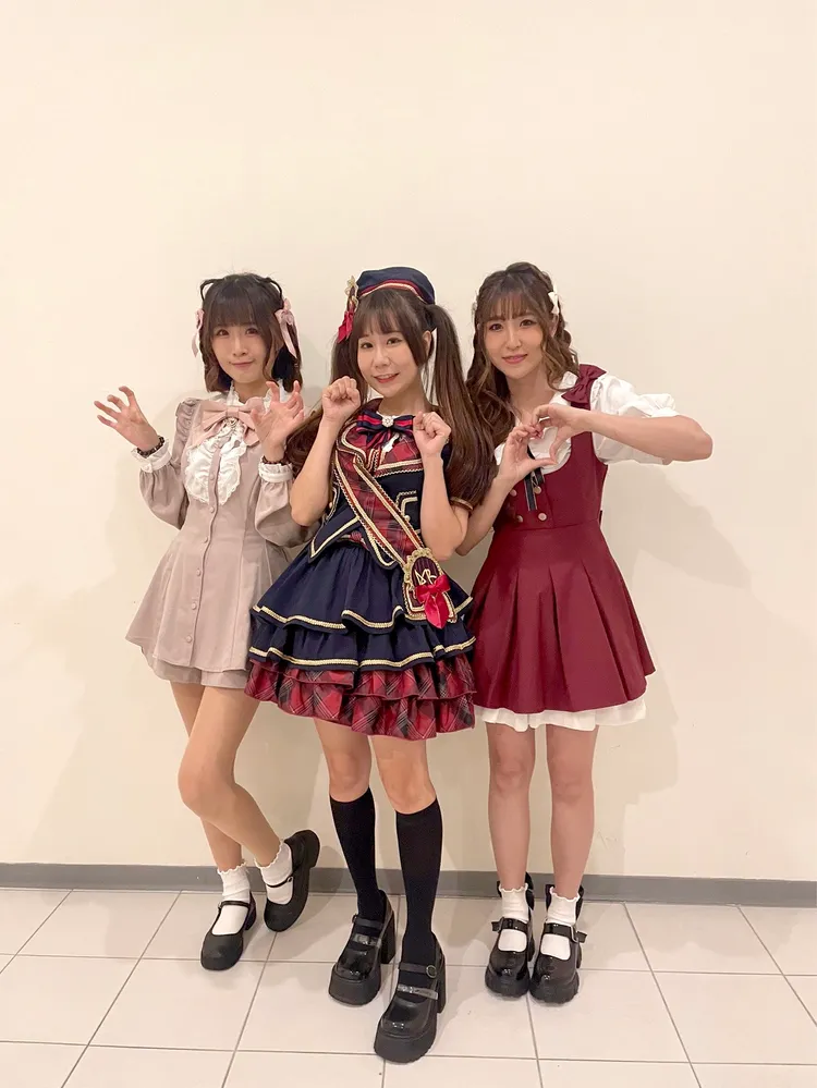 凱伊(左起)、娣奇D7、女神Miss布丁。司徒提供