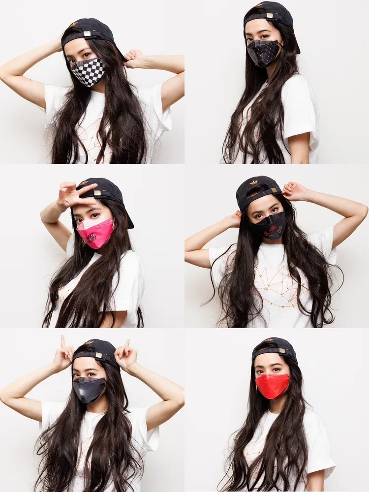 Jolin演唱會送粉絲6款口罩。凌時差提供