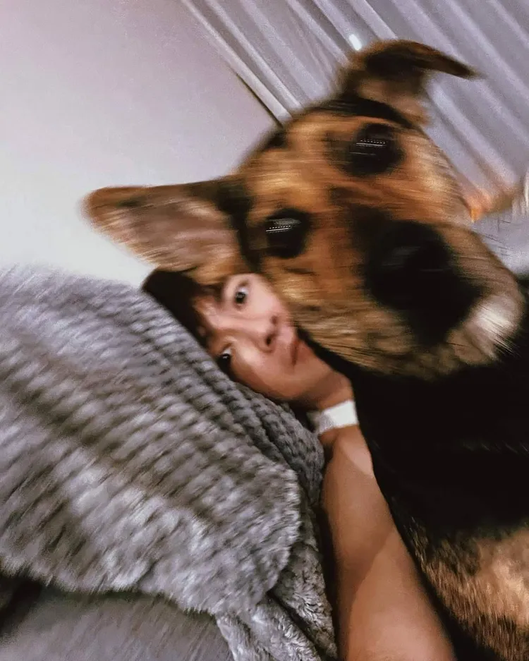 李國毅和愛犬威廉的日常。翻攝李國毅臉書