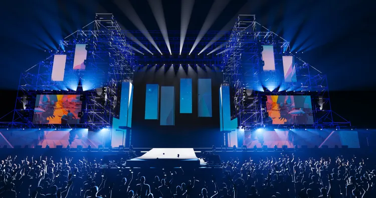 成功路未來式舞台。市府提供