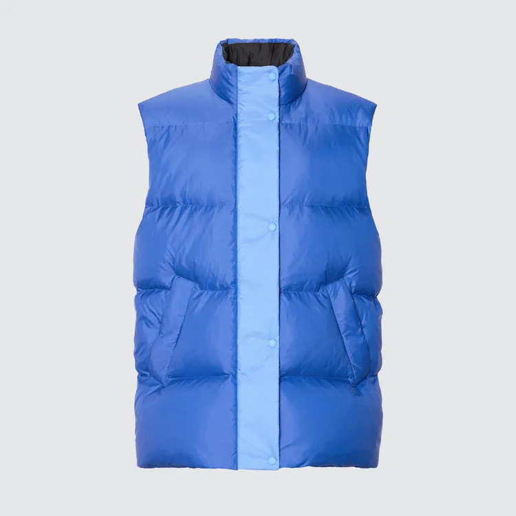 女裝UNIQLO and MARNI寬版羽絨背心為限量單品，售價3990元。業者提供