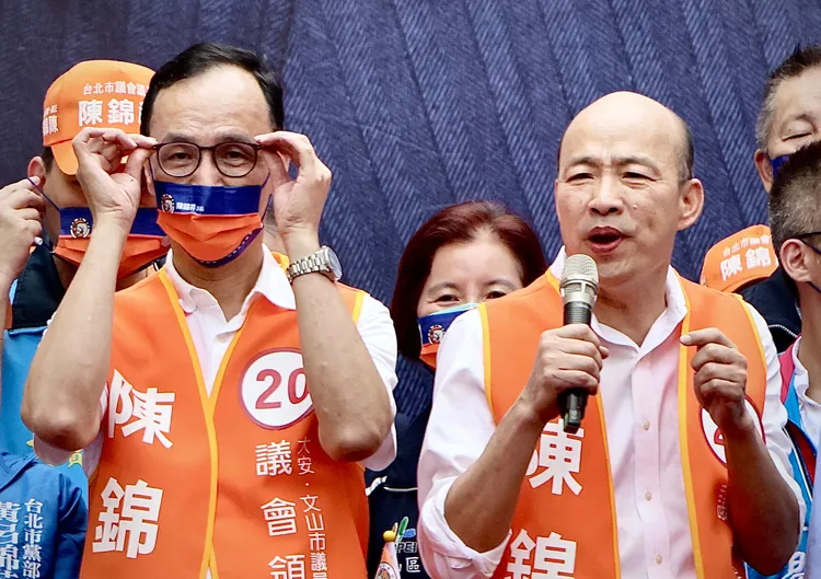 國民黨主席朱立倫堅決屬意王鴻薇，最終成功說動她出戰。林林攝