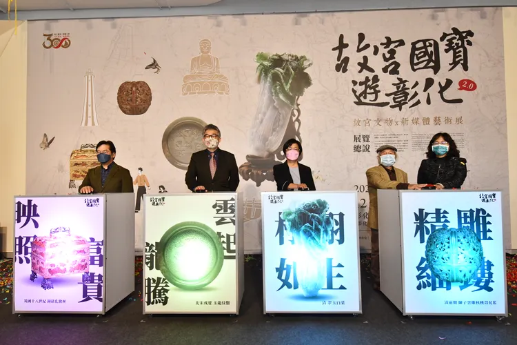 故宮文物第二度到彰化展出。彰縣府提供
