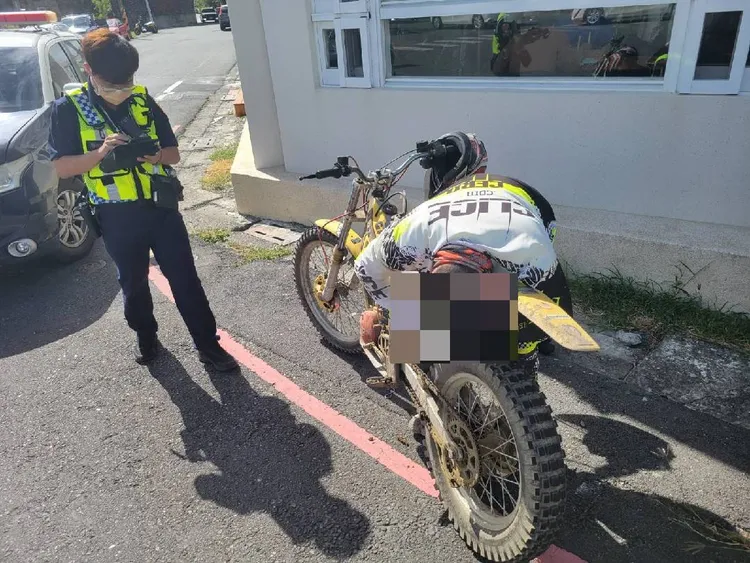 警方執行取締。警方提供