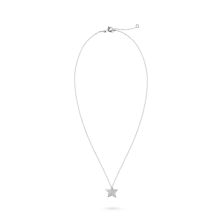 Comète Géode 18K白金鑽石墜鍊，30萬6000元。翻攝香奈兒官網