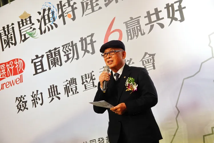 喜互惠連鎖超市董事長朱儒文。林泊志攝