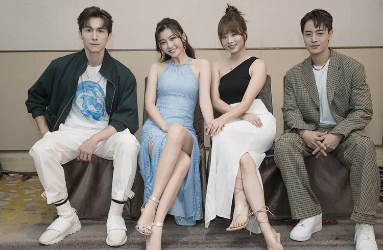 4位演員現場互虧。LiTV、中視提供