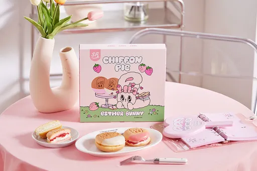 少女心噴發!韓國人氣插畫艾絲樂小兔變身最萌兔兔蛋糕