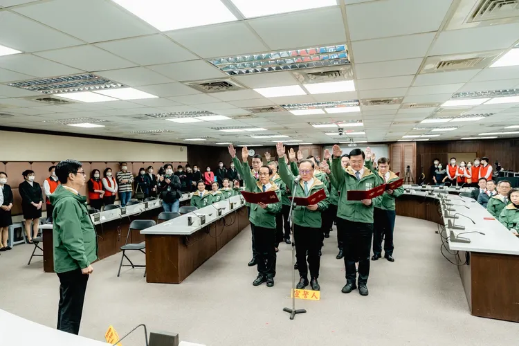 陳其邁市府團隊今宣誓就職。市府提供