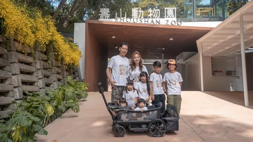 林叨一家8口短袖遊壽山動物園 網驚:北部冷得要死