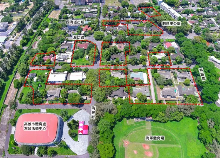 左營明德新村現況。高市府提供