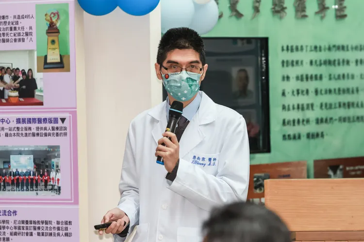 三總復健醫學部物理治療科主任蔣尚霖。趙世平攝