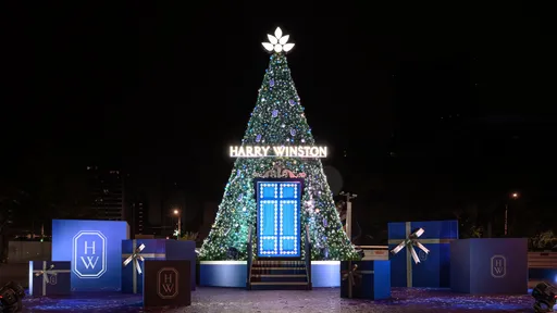 HARRY WINSTON造7.5m璀璨聖誕樹　拍美照打卡還能許願