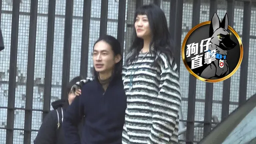 狗仔直擊|影帝黃河分手温貞菱甜抱女星轉圈 吃飽路邊躺地超做自己