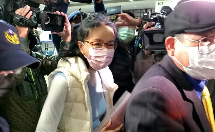 張淑娟昨出庭痛批周玉蔻。資料照片