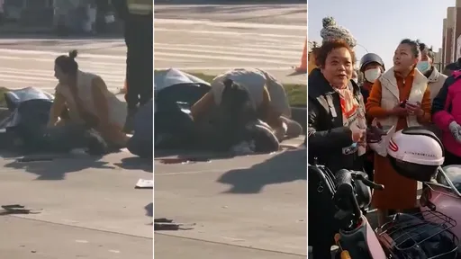 女兒當街撫屍痛哭「淚別媽媽」　她媽聽到了！到車禍現場問妳哭啥