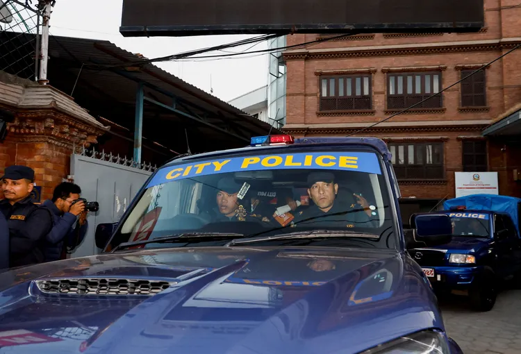 索布拉吉昨天從服刑近20年的尼泊爾監獄離開。路透社