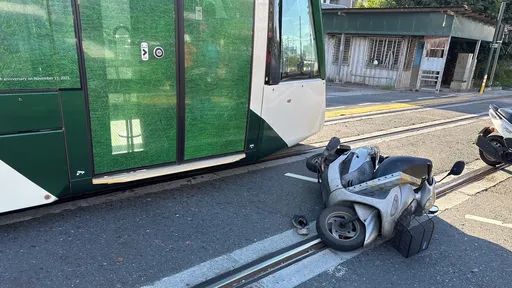 高雄輕軌首起死亡車禍！騎士直撞傷重不治　今年交通事故13起