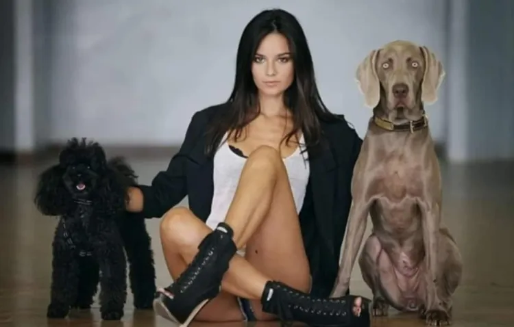 凱蒂的2隻愛犬就叫瑪雅和安帝斯。翻攝凱蒂推特